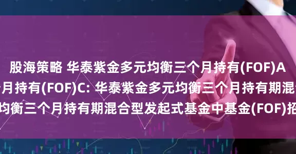 股海策略 华泰紫金多元均衡三个月持有(FOF)A,华泰紫金多元均衡三个月持有(FOF)C: 华泰紫金多元均衡三个月持有期混合型发起式基金中基金(FOF)招募说明书